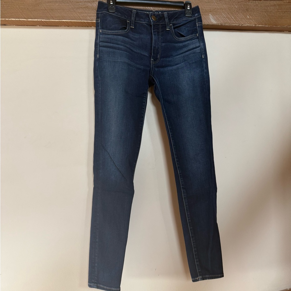 American Eagle Outfitters Dark Indigo Skinny Jeans
